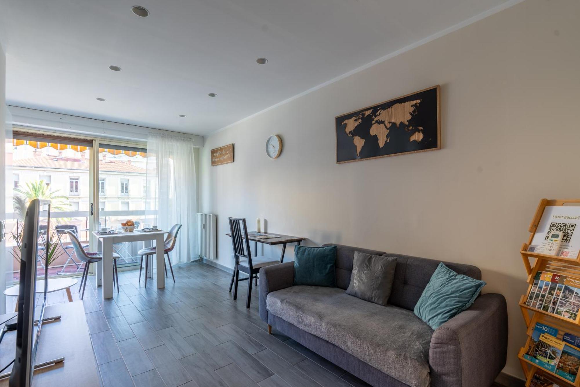 Fabuleux Appartement 2 Personnes Au Coeur De Menton, Climatise Et Proche Gares Routiere Et Sncf Dış mekan fotoğraf